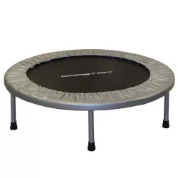   Capetan® Fit Fly Silver | Beltéri trambulin, szobai trambulin - prémium rugóvédővel, 100 kg-ig (97 cm átmérő)