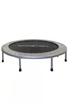 Capetan® Fit Fly Silver | Beltéri trambulin, szobai trambulin - prémium rugóvédővel, 100 kg terhelhetőségig (122 cm átmérő)