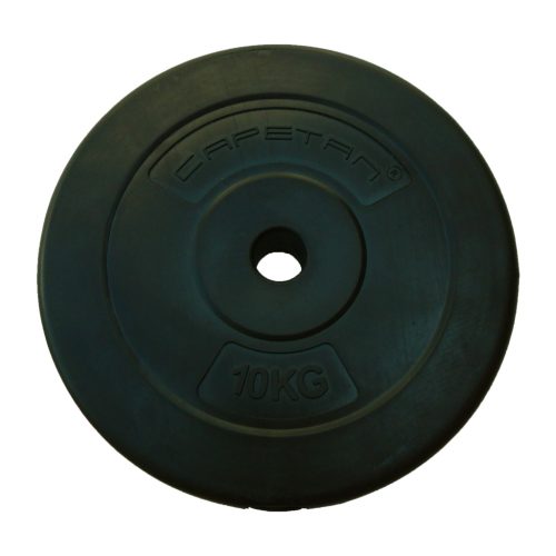 Capetan® | Vinyl tárcsasúly (10 kg) - cementes súlytárcsa