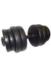 Capetan® | Egyekezes bővíthető súlyzószett (15 kg) vinyl tárcsákkal, 25 mm átmérőjű rúddal