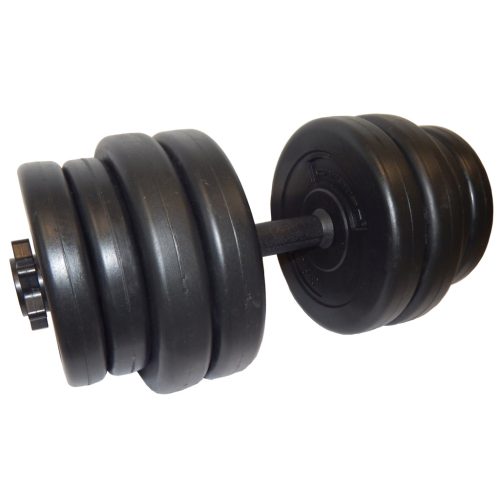Capetan® | Egyekezes bővíthető súlyzószett (15 kg) vinyl tárcsákkal, 25 mm átmérőjű rúddal