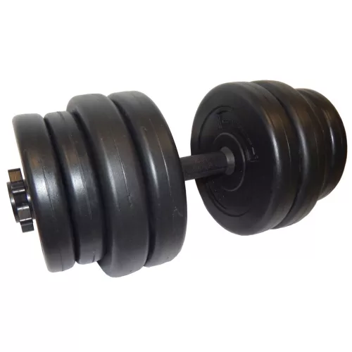 Capetan® | Egyekezes bővíthető súlyzószett (15 kg) vinyl tárcsákkal, 25 mm átmérőjű rúddal