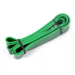   Capetan® Powerband  Erősítő gumipánt ZÖLD 1 db 2,86 cm Széles 208 Cm hosszú 104cm Hurok pánt, loop, 13-35 kg ellenállás