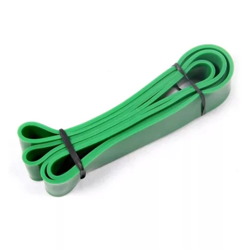 Capetan® Powerband  Erősítő gumipánt ZÖLD 1 db 2,86 cm Széles 208 Cm hosszú 104cm Hurok pánt, loop, 13-35 kg ellenállás