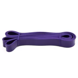   Capetan® Powerband erősítő LILA gumipánt 1 db 4,5 cm Széles 104cm átmérő, 208cm hossz 23-57kg ellenállás