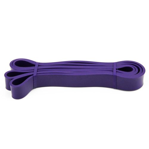 Capetan® Powerband erősítő LILA gumipánt 1 db 4,5 cm Széles 104cm átmérő, 208cm hossz 23-57kg ellenállás