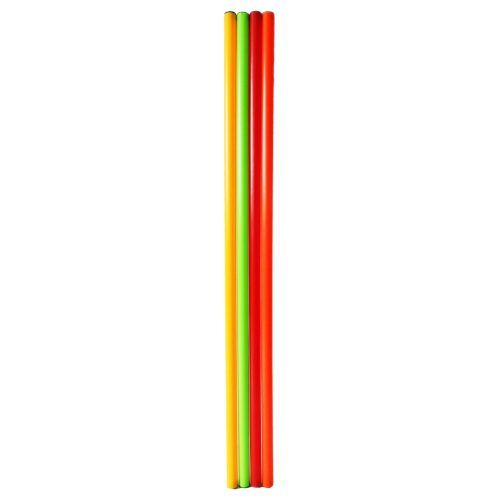 Capetan® | Egyensúlyozó rúd szett (4db 100 cm hosszú rúd) - sárga, zöld, narancs és piros színben