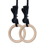 Capetan® | Fa tornagyűrű, gimnasztikai karika, ABS crossfit gyűrű (150 kg terhelhetőséggel)