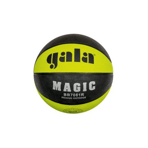 Gala Magic No. 7 kosárlabda neon zöld/fekete panel