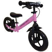   Capetan® Neptun | Futóbicikli, 12" kerekű pedál nélküli bicikli gyerekeknek sárhányóval és csengővel (rózsaszín színben)