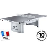   Cornilleau Pro 510 Mat Top | Kültéri pingpong asztal, közösségi asztalitenisz (szürke színben)