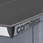 Cornilleau Pro 510 Mat Top | Kültéri pingpong asztal, közösségi asztalitenisz (szürke színben)