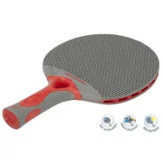 Cornilleau Tacteo 50 | Kültéri pingpong ütő (szürke/piros) Cornilleau Tacteo 50 | Kültéri pingpong ütő (szürke/piros)
