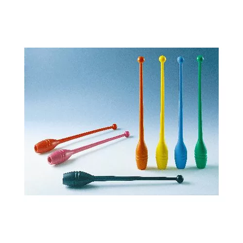 Tornabuzogány pár piros, műanyag, Ritmikus gimnasztika 155gr 45cm magas, RSG
