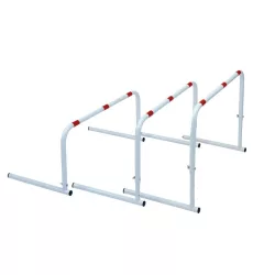   Gát szett festett acél, 3 részes 80 cm széles, 30, 40, 50 cm magasan állítható  minden elem
