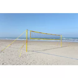   Strandröplabda Beach Champ mobil Set  Pro Beach  9,5 m verseny hálóval, pályacsík nélkül, hordtáskával