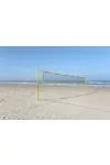 Strandröplabda Beach Champ mobil set 8,5m Pro Beach verseny hálóval 2,5cm pályacsíkkal, antennával és tartóval