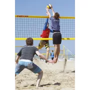 Strandröplabda verseny háló 8,5x1m, Funtec Essential, kevlar feszítő zsinórral easy link kötéllel