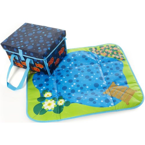 Akvárium játszószőnyeg halacskás- Gonge , játék hord-táskaként is használható