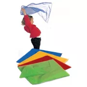 Zsonglőrkendő, 138x138 cm órás mágikus kendő, nylon , 4 darab kendő/szett