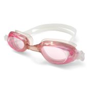   GH Gyermek úszószemüveg  (rózsaszín, szilikon pántos, átlátszó halvány színárnyalatú lencsével)