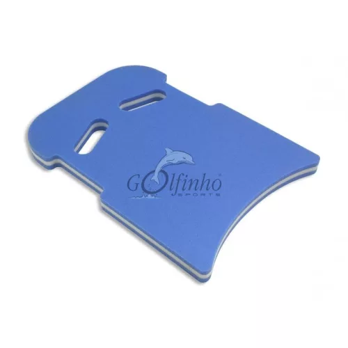 Úszódeszka szuper nagy méretben (49x28x4cm) ergonómikus kialakítással, extra vastag bőrbarát retifoam habbal, kapaszkodóval