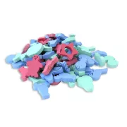   Térforma játék sorozat (50 elemból álló, 15x3 cm-es kellemes tapintású EVA hab formák)