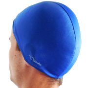   Úszósapka  (polieszter, elasztikus textil anyagból, kék színben)