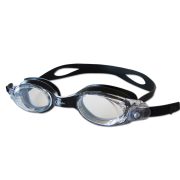   "LONDON" Szilikonos úszószemüveg vásárlás felnőtt méretben (antifog, fekete/kék színben)