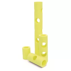  TacticSport | Vízi nudli csatlakozó 4 kimenettel (2 lyukkal a végén 2-vel az oldalán  22x10 cm, kiegészítő vízi nudlihoz)