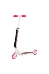 Nextreme Raptor Rally kick 120 mm kerekű roller, összecsukható, hordpántos aluroller, pink/fehér szín, kormány max.86 cm