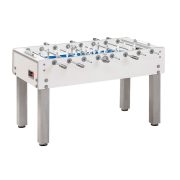 Garlando G500 asztalifoci asztal Pure White kivitelben vízimintás játéktérrel átmenő rudazattal Garlando G500 asztalifoci asztal Pure White kivitelben vízimintás játéktérrel átmenő rudazattal