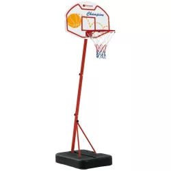   Garlando Phoenix 165cm magas műanyag tárolódobozos hordozható gyermek streetball állvány homokkal vagy vízzel tölthető talppal