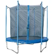 Garlando Combi M 244cm kültéri biztonsági trambulin szett - Extra biztonságos, alacsony (60cm) trambulin védőhálóval