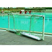 TacticSport | Verseny vízilabda kapu pár (szabadon úszó, behajtható hálótartóval)