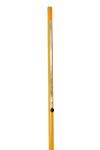 Strandröplabda hálótartó oszlop pár (kerek profil 83x83mm, sárga porszórt felület)