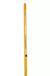 Strandröplabda hálótartó oszlop pár (kerek profil 83x83mm, sárga porszórt felület)