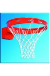 Kosárlabda gyűrű (FIBA standard, zsákolásra fejlesztve)