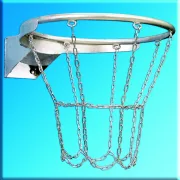 Kosárlabda gyűrű (galvanizált kültéri DIN standard, láncos kivitelben) Kosárlabda gyűrű (galvanizált kültéri DIN standard, láncos kivitelben)