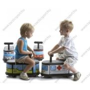 ABC La cosa (furgon) gyermek lábbalhajtós kiskocsi beltéri kisautó - rakodóval
