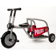   Pilot 300  rendőrautó tricikli, többszemélyes,  dinamic egyenes kormány, óvodáknak