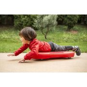 TSMT deszka extra nagy, guruló zsámoly piros, műanyag rollerboard, cseréhető 360 fokban elforgó kerekek, extra nagy méret 41x63cm TSMT deszka extra nagy, guruló zsámoly piros, műanyag rollerboard, cseréhető 360 fokban elforgó kerekek, extra nagy méret 41x63cm