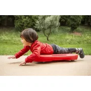 TSMT deszka extra nagy, guruló zsámoly piros, műanyag rollerboard, cseréhető 360 fokban elforgó kerekek, extra nagy méret 41x63cm TSMT deszka extra nagy, guruló zsámoly piros, műanyag rollerboard, cseréhető 360 fokban elforgó kerekek, extra nagy méret 41x63cm