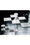 Capetan® | Nagy méretű sakk tábla (143x143 cm UV álló műanyagból, 64 db elemmel) 
