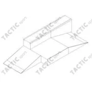 Fun box with curb 300x175x40/80 cm