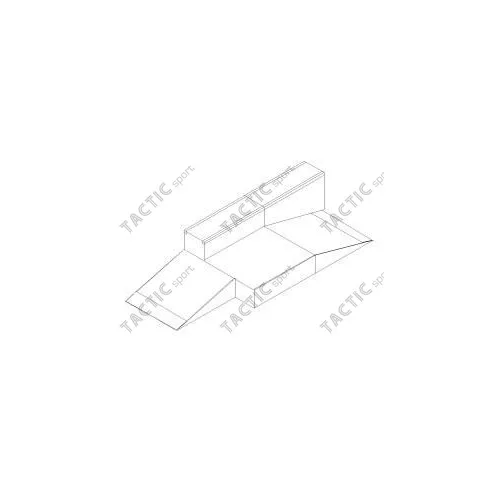 Fun box with curb 300x175x40/80 cm