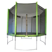 Capetan® Modern Fly | Trambulin védőhálóval (305 cm átmérő, íves, borulás elleni lábakkal szerelt kültéri trambulin PVC hálótartó oszlopburkolattal, extra magas hálóval és ugrálófelülettel) Capetan® Modern Fly | Trambulin védőhálóval (305 cm átmérő, íves, borulás elleni lábakkal szerelt kültéri trambulin PVC hálótartó oszlopburkolattal, extra magas hálóval és ugrálófelülettel)