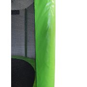 Capetan® Modern Fly  | Trambulin védőhálóval (305 cm átmérő, íves, borulás elleni lábakkal szerelt kültéri trambulin PVC hálótartó oszlopburkolattal, extra magas hálóval és ugrálófelülettel)
