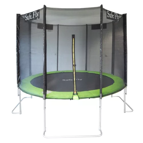 Capetan® Safe Fly | Trambulin védőhálóval (427 cm átmérőjű, extra stabil, egyedi lábszerkezettel szerelt biztonsági trambulin prémium minőségben)