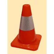 Közlekedési boja ruganyos anyagból, fényvisszaverő csíkkal (30 cm) Közlekedési boja ruganyos anyagból, fényvisszaverő csíkkal (30 cm)